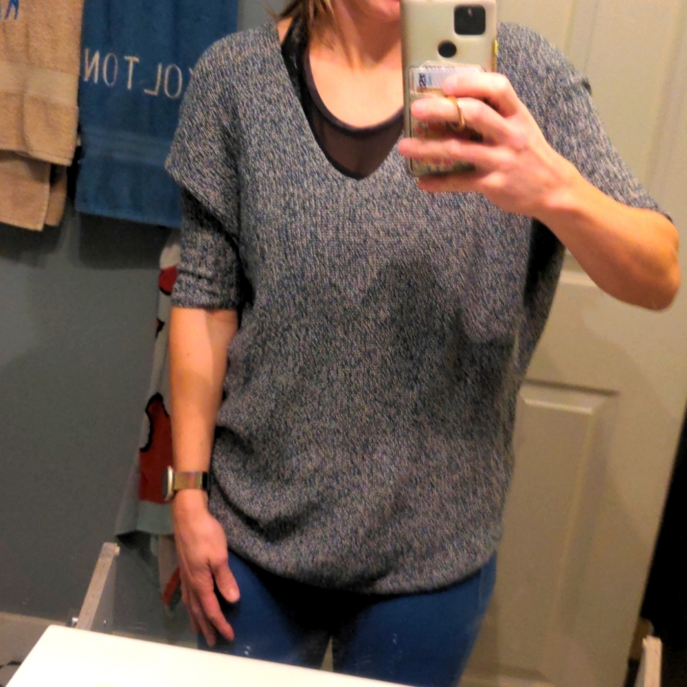 Express Knitted V Neck Tunic